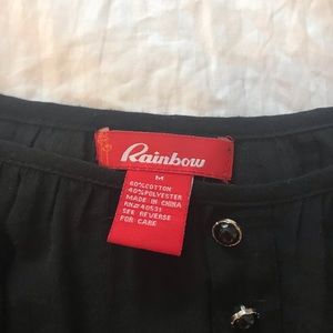 Black cropped long sleeve